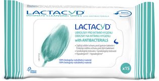 Lactacyd Ubrousky Antibakteriální 15 ks