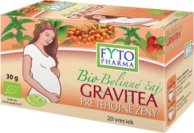 Fytopharma Gravitea BIO Bylinný čaj pro těhotné ženy, porcovaný 20 x 1.5 g