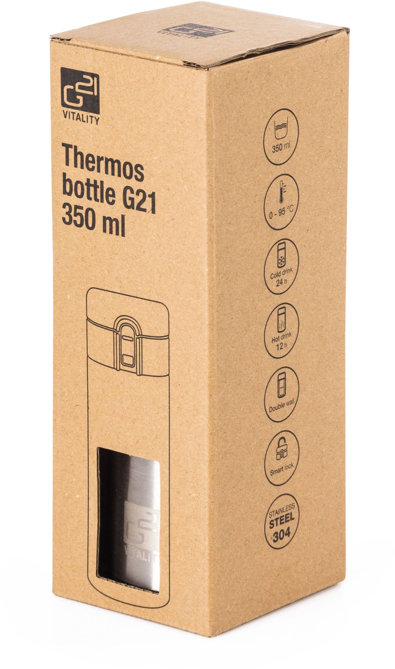 G21 Termoska na pití, nerezová 350 ml