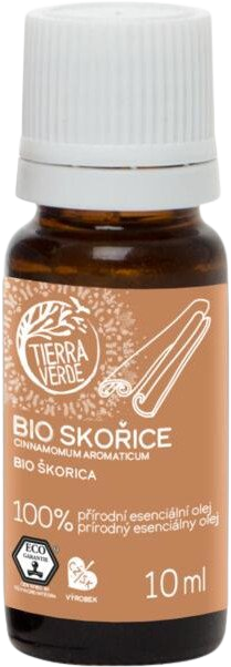 Tierra Verde Esenciální olej BIO Skořice 10 ml