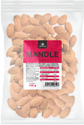 Allnature Mandle jádra 500 g