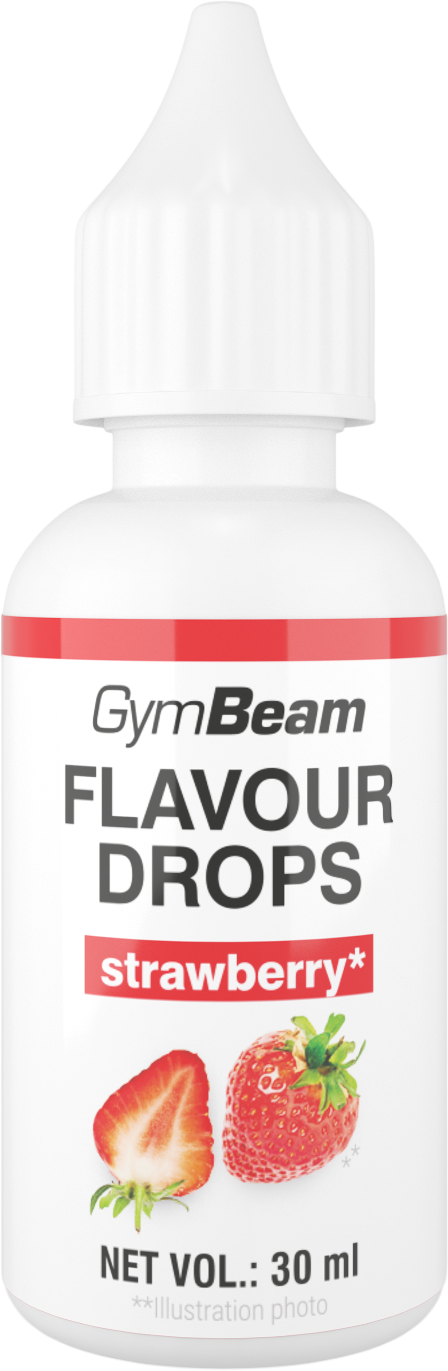 GymBeam Flavor Drops strawberry 30 ml