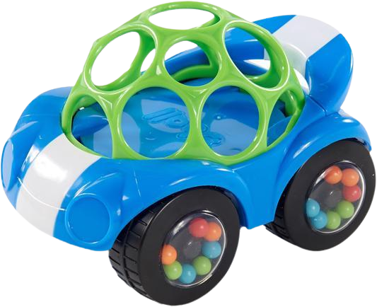 Oball Hračka autíčko Rattle&Roll™, modré 3m+