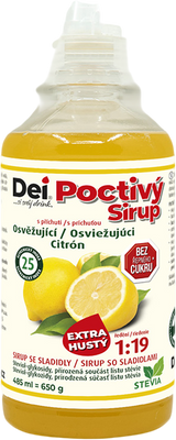 DEI Poctivý Sirup Citron 485 ml