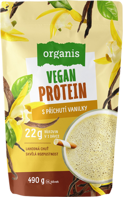 Organis VEGAN protein vanilka 490 g