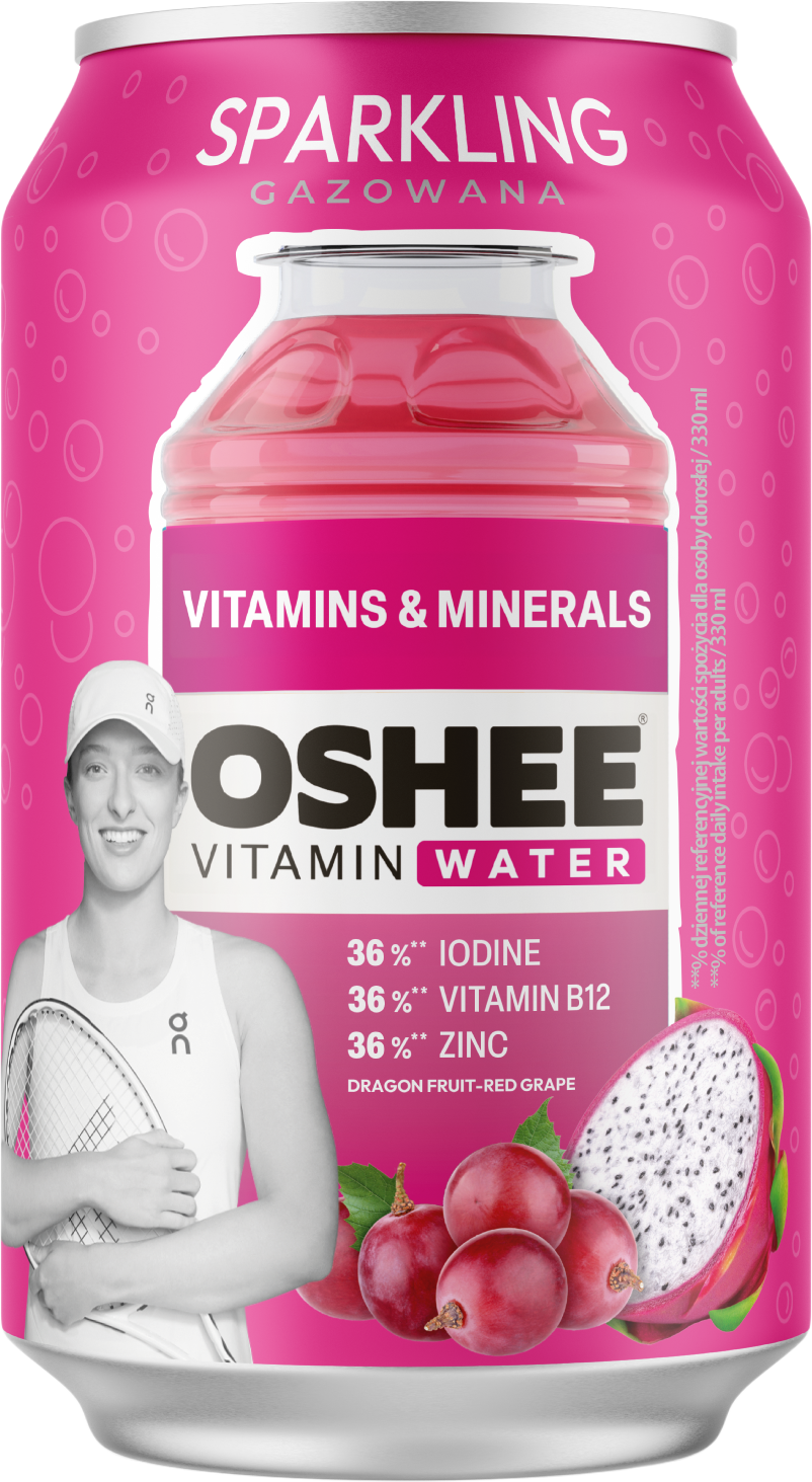 Oshee Perlivá vitamínová voda Vitamíny & Minerály 330 ml