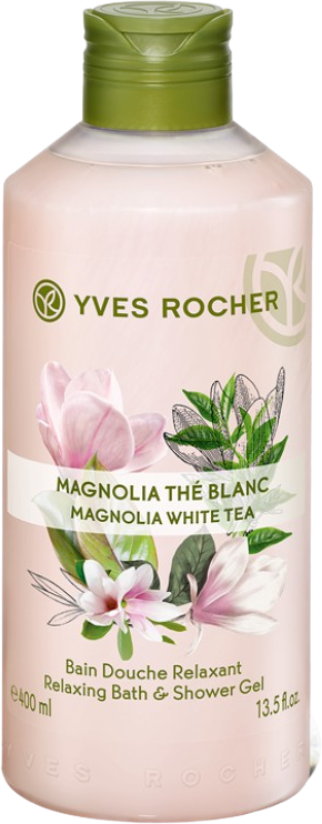 Yves Rocher Sprchový gel Magnólie & bílý čaj 400 ml