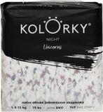 Kolorky Night L 8-13 kg noční jednorázové eko plenky 19 ks