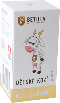 Betula Kozí kolostrum dětské 120 tobolek