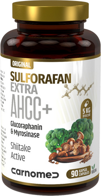 CarnoMed Sulforafan Extra AHCC+ 90 kapslí