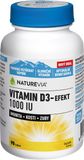 NatureVia Vitamin D3-efekt 1000 I.U. 90 tablet