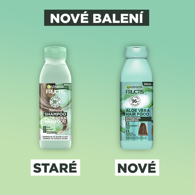 Garnier Fructis Hair Food Aloe vera šampon pro normální až suché vlasy 350 ml