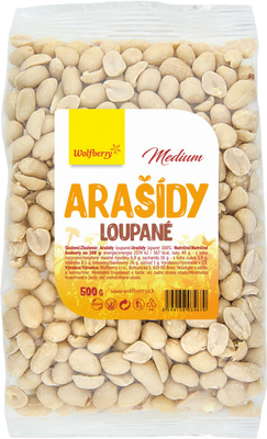 Wolfberry Medium Arašídy loupané 500 g