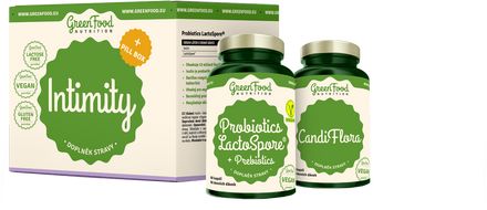 GreenFood Nutrition Intimity + Pillbox 150 kapslí