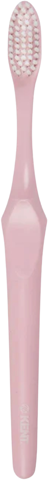 GB Kent & Sons Plc KENT - Zubní kartáček SMILE Super Soft se stříbrem v růžové barvě