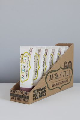 Jack n' Jill Přírodní měsíčková zubní pasta Organic Malina 50 g