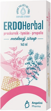 ERDOHerbal Medový sirup 140 ml