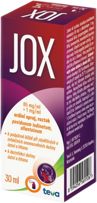 Jox orální roztok 85mg/ml+1mg/ml 30 ml