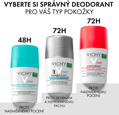 Vichy Antiperspirant Stress Resist 72h proti nadměrnému pocení Roll-on 50 ml