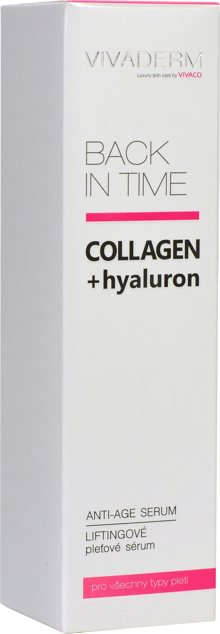 Vivaco Collagen + hyaluron - Liftingové sérum proti vráskám 30 ml
