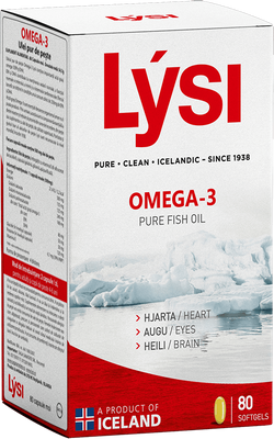 Lysi Omega 3 rybí tuk 80 kapslí