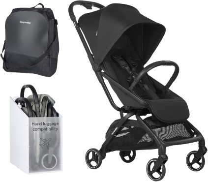 Easywalker Sportovní kočárek Rockey Pure Black - S