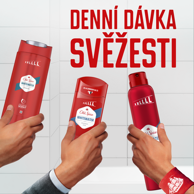 Old Spice Whitewater tuhý deodorant XXL se svěží vůní 85 ml