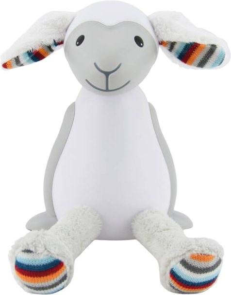 Zazu Ovečka FIN šedá - čtecí lampička s nočním světlem