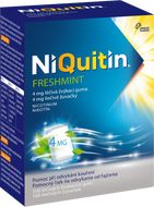 NiQuitin Freshmint 4 mg léčivá žvýkací guma 100 ks