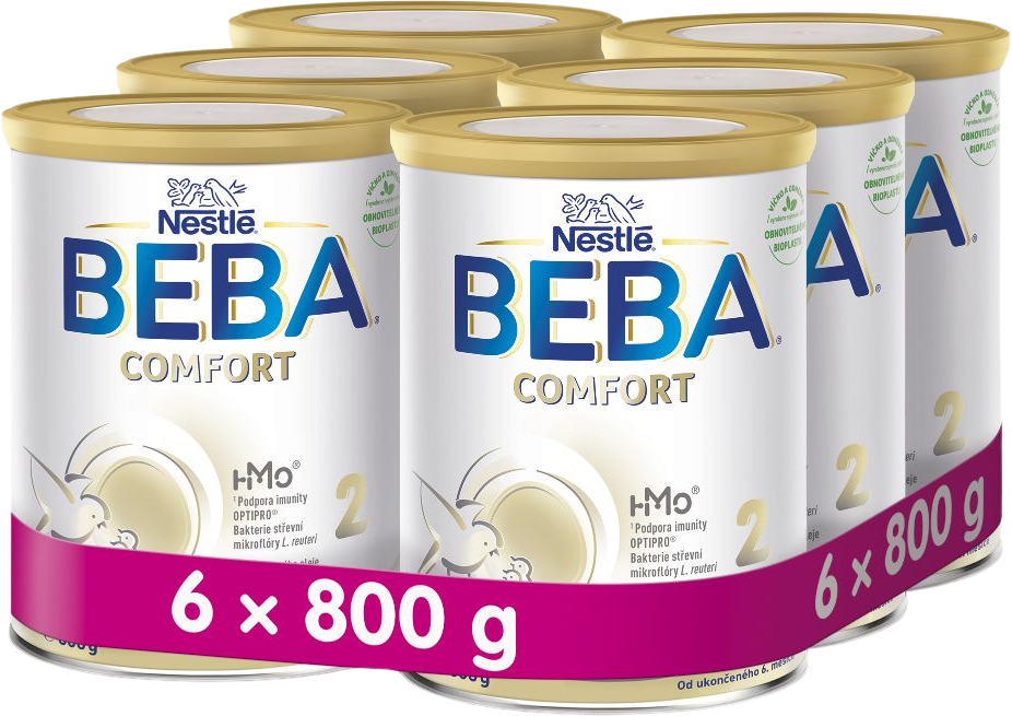 Nestlé Beba NESTLÉ Beba Comfort 2 HMO 6 x 800 g