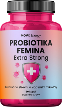 MOVit Energy Probiotika Femina Extra Strong 90 kapslí