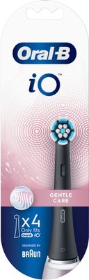 Oral-B iO Gentle Care černé kartáčkové hlavy 4 ks