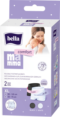 Bella Mamma Comfort poporodní kalhotky XL 2 ks