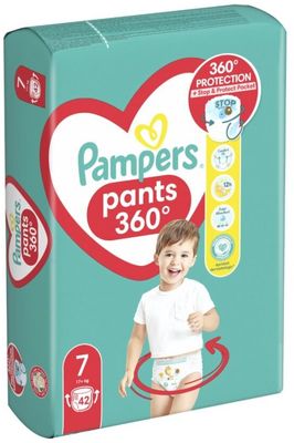 Pampers Pants vel.7 Plenkové Kalhotky 42 ks