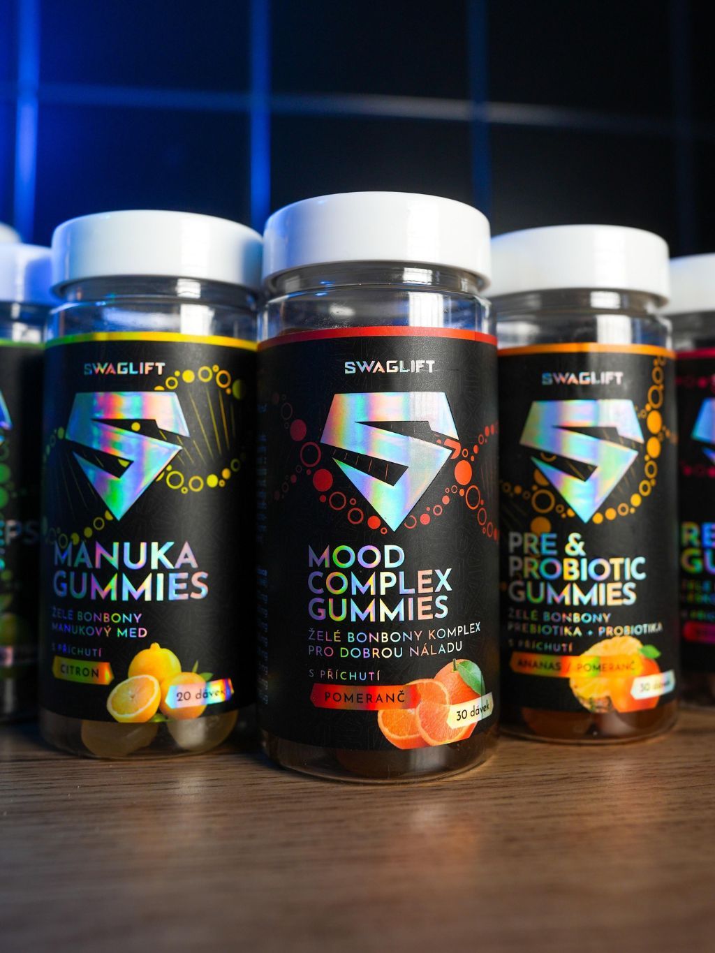 Swaglift Mood comples gummies s příchutí pomeranče 60 ks