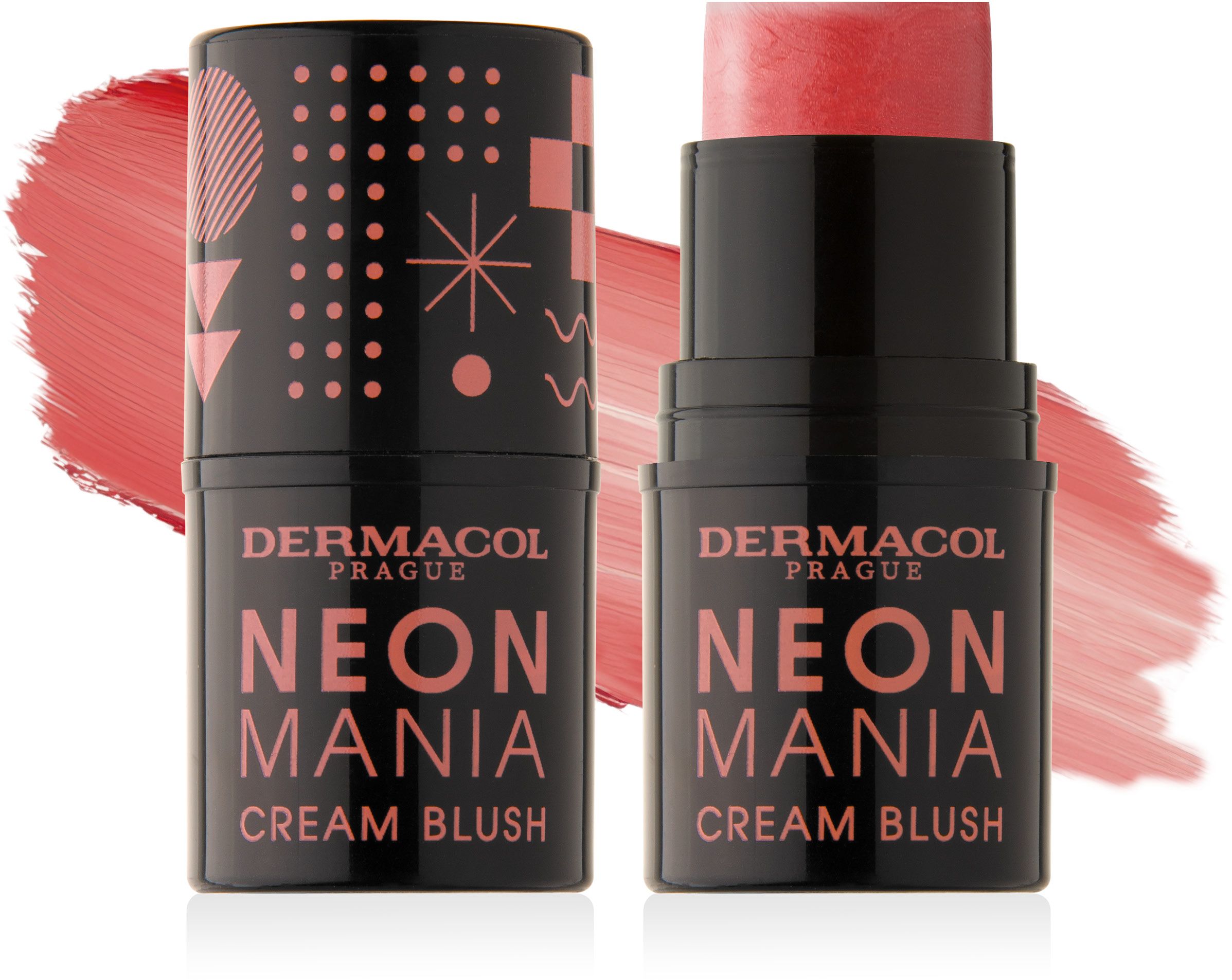 Dermacol NEON MANIA krémová tvářenka č.2 Coral