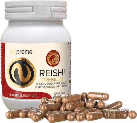 Nupreme Reishi extrakt 100 kapslí