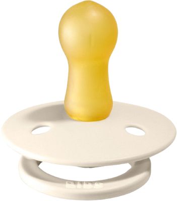 BIBS Colour dudlíky z přírodního kaučuku - velikost 1, Honey Bee/Olive 2 ks