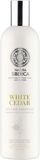 Natura Siberica Šampon pro větší objem Bílý cedr 400 ml