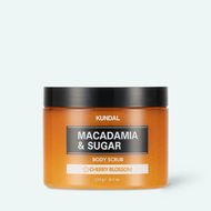 Kundal Macadamia&Sugar Body Scrub přírodní tělový peeling s vůní Třešňového Květu 550 g