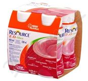 Resource 2.0 kcal Fibre lesní plody perorální roztok 4 x 200 ml
