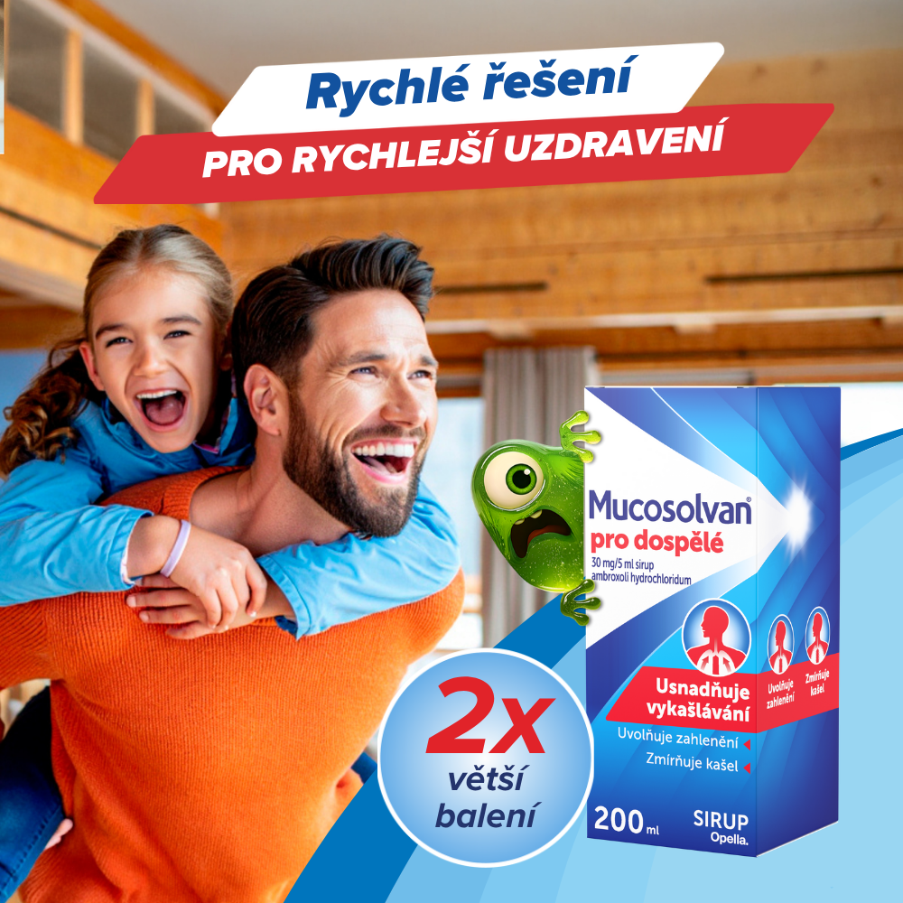 Mucosolvan pro dospělé 200ml