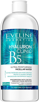 Eveline Hyaluron Clinic Micelární voda 500 ml