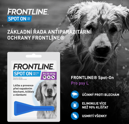 Frontline Spot On Dog L 20-40 kg 3 x 2.68 ml