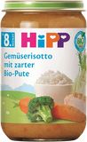 HiPP BIO Příkrm Zeleninové rizoto s krůtím masem, od 8. měsíce 220 g