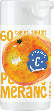 Pangamin Rapeto C-Vitamin 100 mg - Pomeranč se sukralózou 60 pastilek