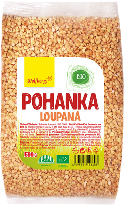Wolfberry Pohanka loupaná BIO 500 g
