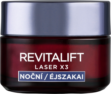 L'Oréal Paris Revitalift Laser X3 Noční péče proti vráskám 50 ml