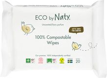 Eco by Naty Vlhčené ubrousky ECO bez vůně - pro citlivou pokožku, cestovní balení 20 ks