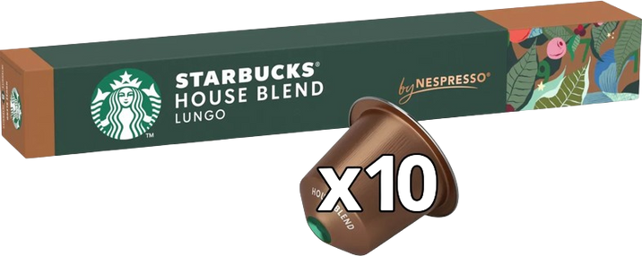 Starbucks House Blend by NESPRESSO®, Medium Roast 10 kapslí